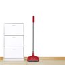 Vassoura com Coletor Mop 500ml Pano Microfibra WAP Vermelho - 5