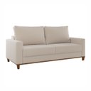 Ver imagem 1 de Sofá Living Palazo 1,80m Linho Amêndoa Viero