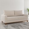 Sofá Living Palazo 1,80m Linho Amêndoa Viero - 2
