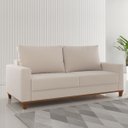 Ver imagem 2 de Sofá Living Palazo 1,80m Linho Amêndoa Viero