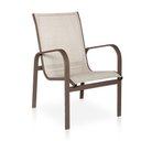 Ver imagem 4 de Conj Mesa+4 Cadeiras Em Alumínio+Ombrelone 2m Café Com Leite