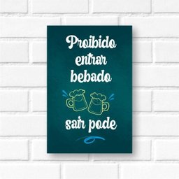Kit Com 6 Placas Decorativas Frases Engraçadas De Boteco Bar - 2