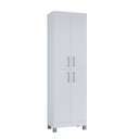 Ver imagem 3 de Armário Multiuso 4 Portas Versarti Divisível - Branco  - Poquema