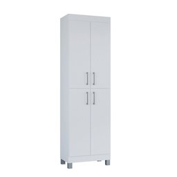 Armário Multiuso 4 Portas Versarti Divisível - Branco  - Poquema - 3