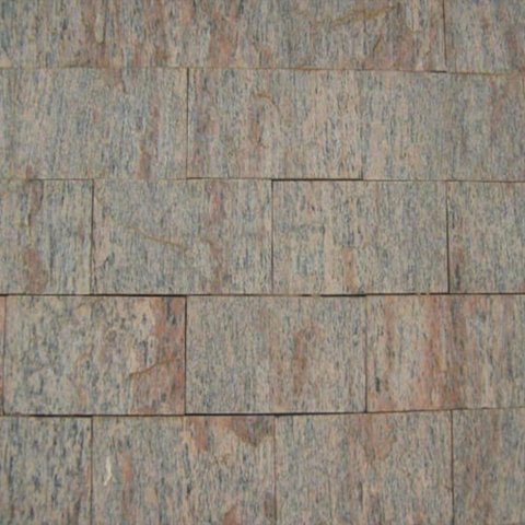 Pedra Madeira Rosa Amarrado com 0,5m² 19 Peças 11,5x23cm - Pedras Souza Pedra 11,5x23 Madeira Rosa a