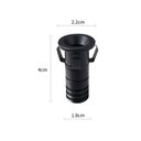 Ver imagem 3 de Spot de Embutir Nordecor Noa Mini Redondo Led Alto Irc 90 1w Bivolt Preto 2700k Luz Amarela 6499