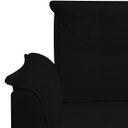 Ver imagem 4 de Sofá 2 Lugares Pequeno Confortável 1,40m Marrocos Bellamado:preto