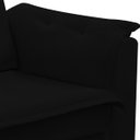 Ver imagem 3 de Sofá 2 Lugares Pequeno Confortável 1,40m Marrocos Bellamado:preto
