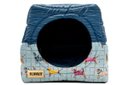 Ver imagem 1 de Cama Iglu e Toca para Cachorro Impermeavel Luppet Azul Pets - G