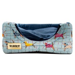 Cama Iglu e Toca Para Cachorro Impermeavel Luppet Azul Pets - G - 3