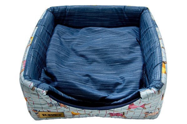 Cama Iglu e Toca Para Cachorro Impermeavel Luppet Azul Pets - G - 6