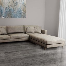 Piso Vinílico em Manta Texturizado com Brilho, Antiderrapante, Pvc, 0,70mm 18m² Genova - 7