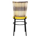 Ver imagem 5 de 2 Cadeiras para Mesa Preta Hawai Cappuccino Premium:amarelo