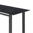 Ver imagem 7 de Conjunto Sala de Jantar Mesa Tampo de Vidro Preto e 6 Cadeiras Mariana Alta Tubulares Paonanda