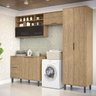 Armarios Lavanderia 4 Modulos Mdf 270 Cm Tosc Freijo Freijo Mxm - 1