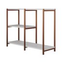 Ver imagem 2 de Aparador Console Industrial Artesania 95cm para Sala Hall Entrada Corredor Decoração- Cobre/Branco