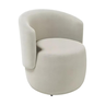Poltrona Deluxe Aurora Modelo para Sala/quarto/recepção Veludo Bege Veludo - 1