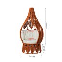 Ver imagem 4 de Ninho em Aço e Corda Náutica Terracota Ratanabá com Base Chão e Almofada em Courino Branco