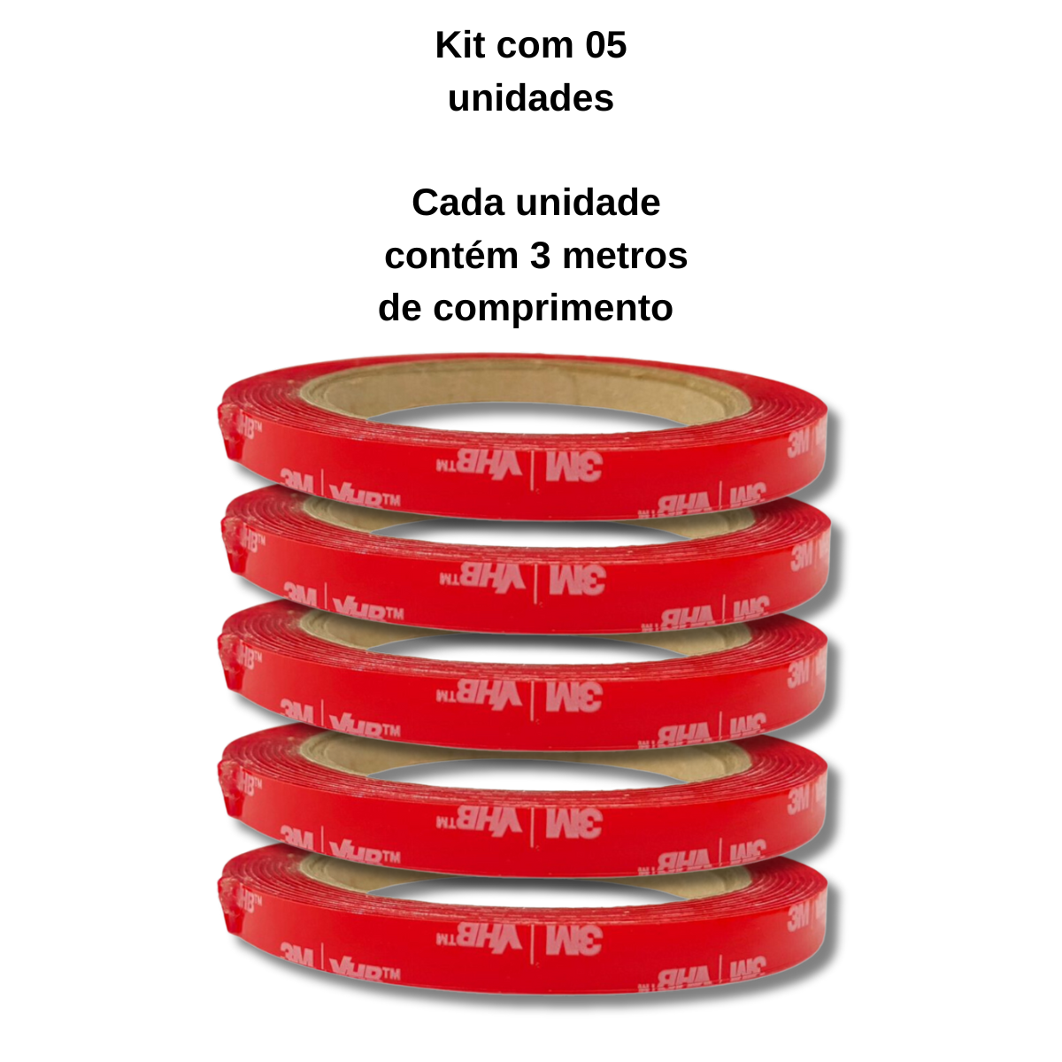 Kit Fita Dupla Face 3M VHB 9MM3M - 2