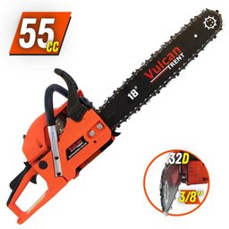 Motosserra Profissional Vulcan VSL550 55cc 3HP Á Gasolina 2T Com 18'' Sabre Ponta Rolante - 2