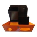 Ver imagem 2 de Suporte Para Descarte De Pilhas E Baterias Com Adesivo:Laranja