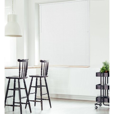 Persiana Pvc 25mm 1,40x1,60 para Quarto Sala e Cozinha Linha Premier - Branca