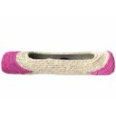 Ver imagem 1 de Brinquedo Arranhador de Sisal Cilindro Rosa com Bolinhas