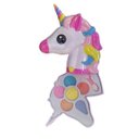 Ver imagem 1 de Estojo Maquiagem Infantil para Crianças Unicórnio com 1 Paleta de 6 Cores de Sombra e 1 Pincel Cor:c