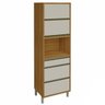Paneleiro Modular 2 Portas 3 Gavetas Nesher Baronesa 70cm Mdf - 1