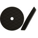 Ver imagem 2 de Boina Lustro Preta 6" Zacs para Polimento Automotivo Roto Orbital e Rotativa