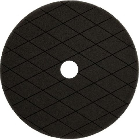 Boina Lustro Preta 6" Zacs para Polimento Automotivo Roto Orbital e Rotativa