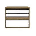 Ver imagem 4 de Gabinete para Banheiro 80cm com Cuba Cewal Mel/branco