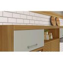 Ver imagem 5 de Paneleiro Torre Quente com 2 Portas e 1 Gavetas Princesa-Nesher Móveis - Freijo / Off White