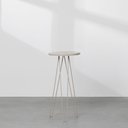 Ver imagem 1 de Mesa Lateral Fancy Redonda 26x58cm – Areia Estofaria Willy