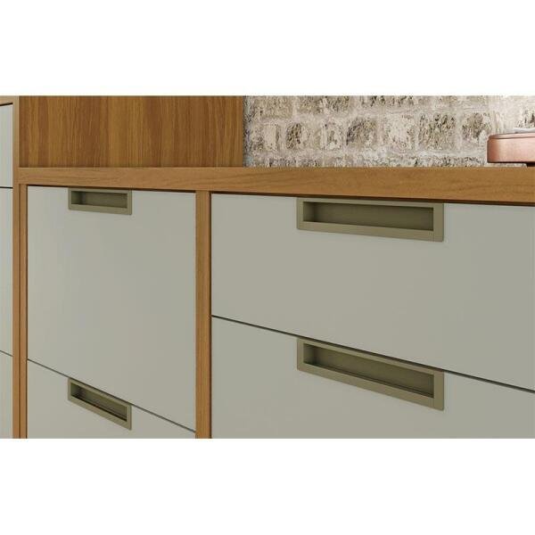 Paneleiro 2 Portas 3 Gavetas Imperatriz 70cm Mdf - Nesher - 4