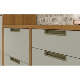 Paneleiro Modular 2 Portas 3 Gavetas Imperatriz 70cm Mdf - Nesher - 3