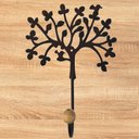 Ver imagem 1 de Cabide de parede com um gancho para pendurar toalhas, roupas ou acessórios artesanato de ferro decor