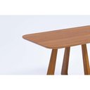 Ver imagem 4 de Mesa P/ Cozinha Bromélia Natuame C/ Tampo Madeirado 130x80cm Carvalho/cinamomo - Cimol