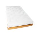 Ver imagem 2 de Sofá Cama Casal Futon Tokio Branco Off Acquablock Madeira Maciça Grapia Cor Natural