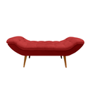 Ver imagem 3 de Recamier Sofá Calçadeira 1,98 M Realeza:suede Vermelho