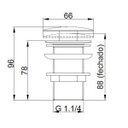 Ver imagem 3 de Válvula de Escoamento com Pop Up 1.1/4 Eternit