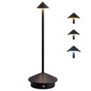 Ver imagem 2 de Luminaria de Mesa 3 Tons Led Usb Bateria Recarregavel Controle de Intensidade Abajur Touch Home Offi