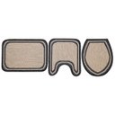 Ver imagem 1 de Jogo de Tapetes para Banheiro 3 Peças 1218 B-Rayza - Colorido