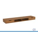 Ver imagem 2 de Mesa Escrivaninha Solteiro Liga 2 Gavs 205 Canela Kappesberg