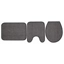 Ver imagem 1 de Jogo de Tapetes para Banheiro 3 Peças Dama Da Noite B-Rayza - Colorido