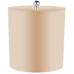 Lixeira para Banheiro Pêssego Rosa Claro 20 X 20cm - 6,2l - 1