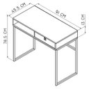 Ver imagem 2 de Mesa de Computador com 1 Gaveta Om005 - Placa e Ponto Móveis - Mel