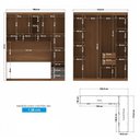 Ver imagem 4 de Guarda-roupa Casal Modulado Toledo 7 Portas 4 Gavetas Jatoba/grafite - Pnr Móveis