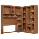 Ver imagem 5 de Guarda-roupa Casal Modulado Toledo 7 Portas 4 Gavetas Jatoba/grafite - Pnr Móveis