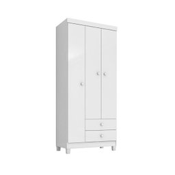 Guarda-Roupa MDP 3 Portas com 2 Gavetas Baby Kids Incorplac - 2